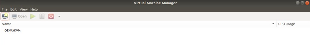 virt-manager подключён после log out / log in
